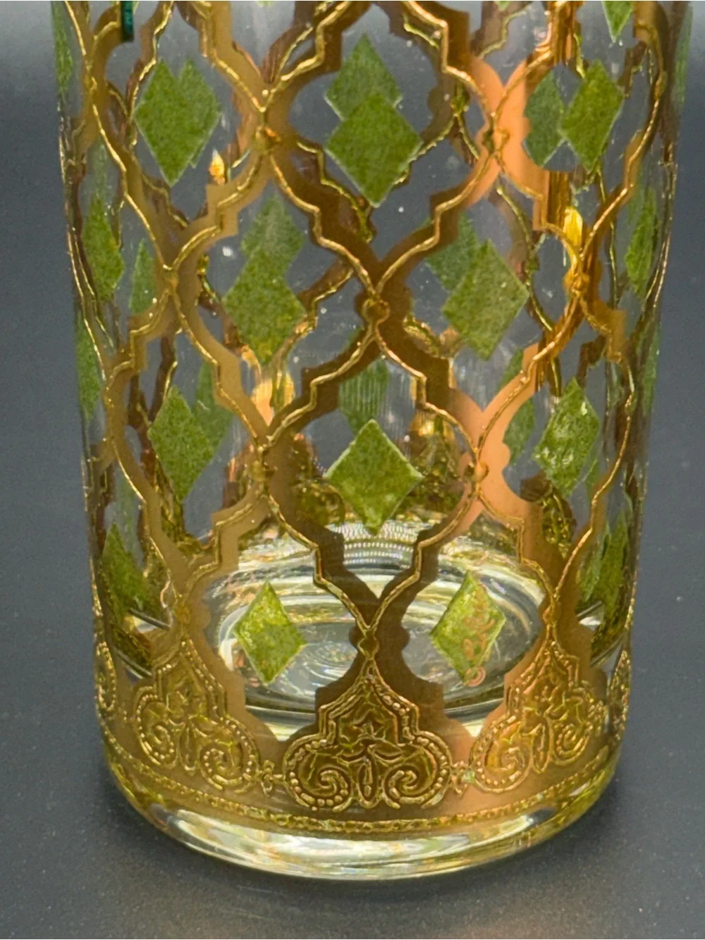 Vintage MCM Culver 22k Valencia Highball Glasses